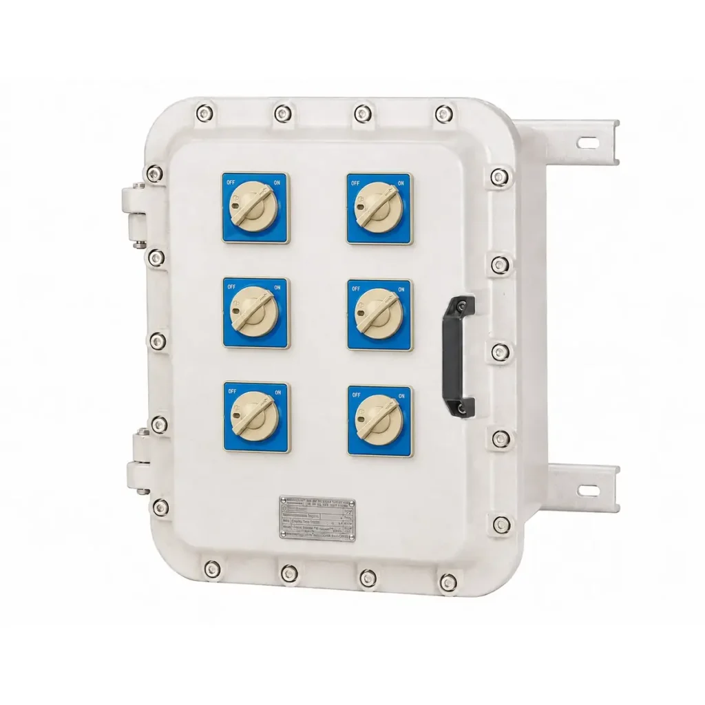 Cast aluminum explosion-proof control box