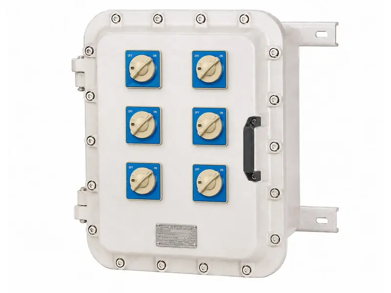 Cast aluminum explosion-proof control box