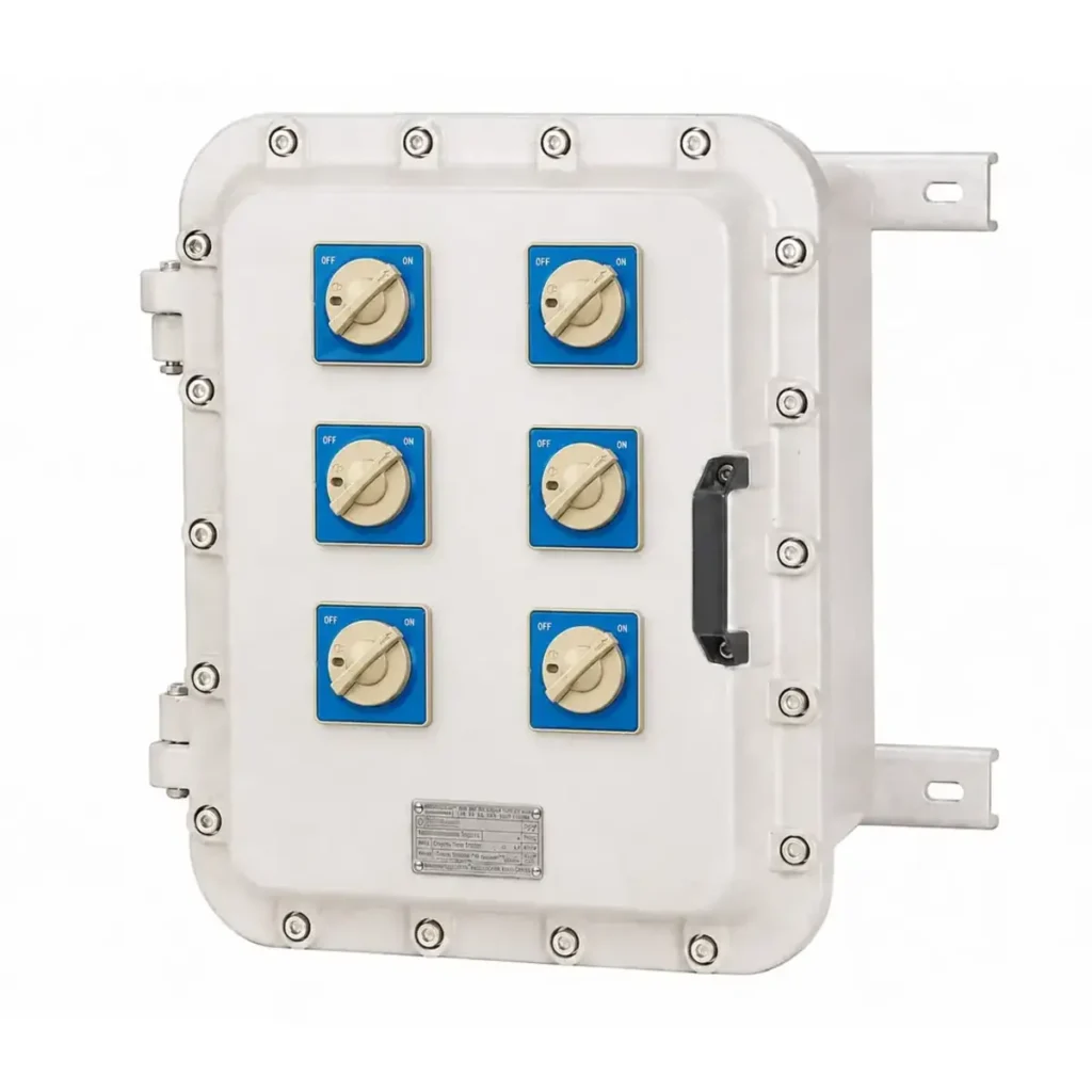 Cast aluminum explosion-proof control box