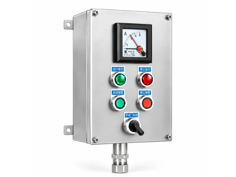 Stainless steel explosion-proof control station