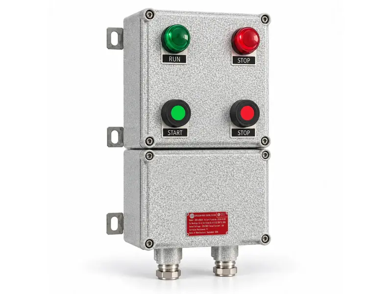 BZC8050 explosion-proof control station with indicator lights and push buttons